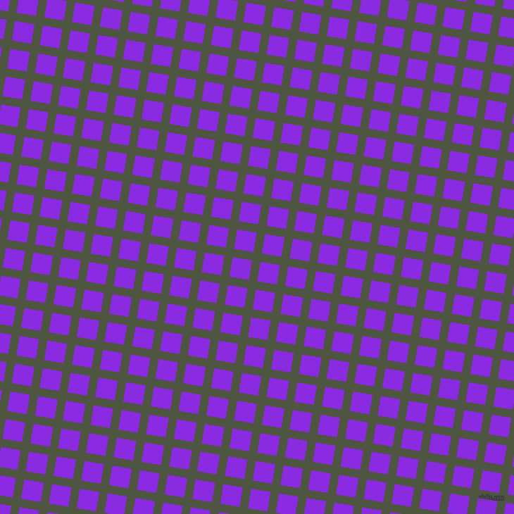 81/171 degree angle diagonal checkered chequered lines, 12 pixel lines width, 28 pixel square size, Lunar Green and Blue Violet plaid checkered seamless tileable