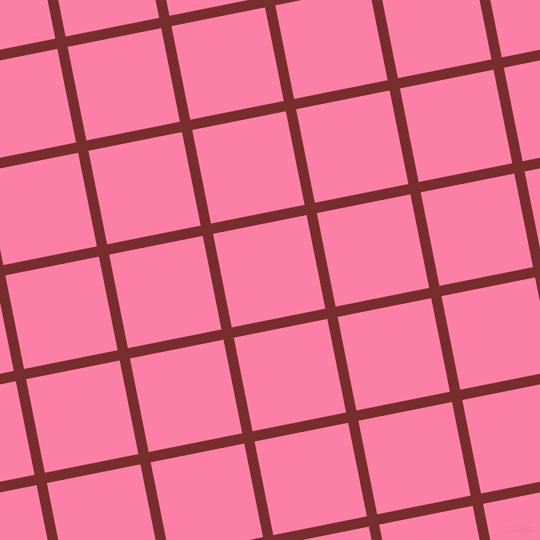 11/101 degree angle diagonal checkered chequered lines, 15 pixel lines width, 137 pixel square size, Lusty and Tickle Me Pink plaid checkered seamless tileable