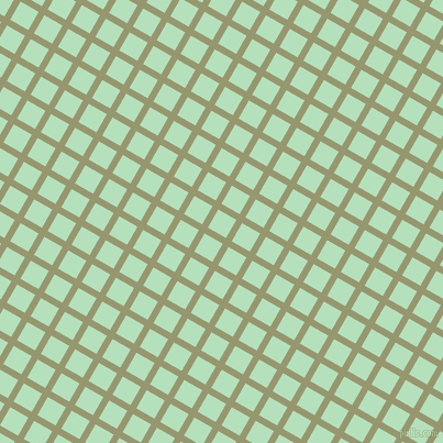 60/150 degree angle diagonal checkered chequered lines, 6 pixel line width, 19 pixel square size, Malachite Green and Fringy Flower plaid checkered seamless tileable