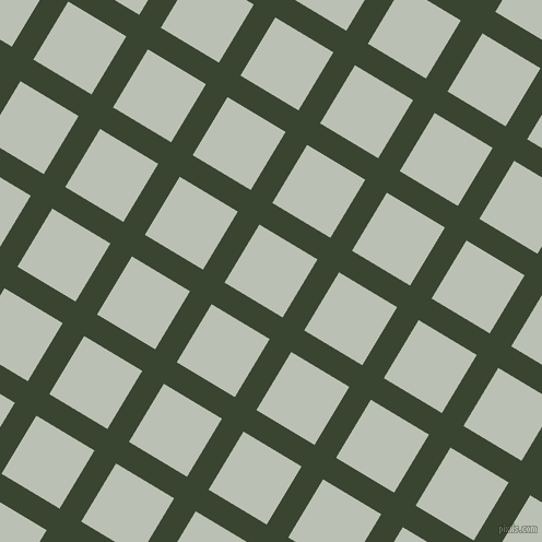 59/149 degree angle diagonal checkered chequered lines, 23 pixel lines width, 62 pixel square size, Mallard and Pumice plaid checkered seamless tileable