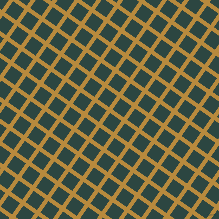 55/145 degree angle diagonal checkered chequered lines, 16 pixel line width, 53 pixel square size, Marigold and Gable Green plaid checkered seamless tileable