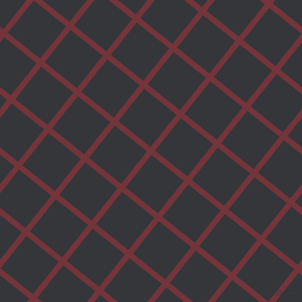 51/141 degree angle diagonal checkered chequered lines, 8 pixel lines width, 58 pixel square size, Merlot and Shark plaid checkered seamless tileable