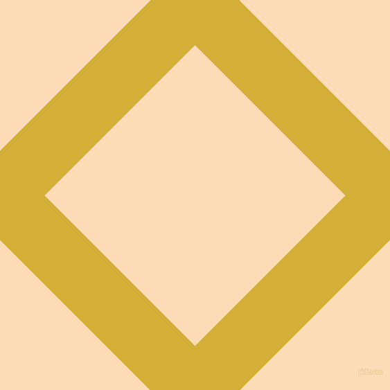 45/135 degree angle diagonal checkered chequered lines, 91 pixel line width, 307 pixel square size, Metallic Gold and Sandy Beach plaid checkered seamless tileable