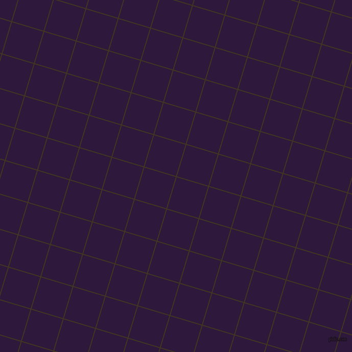 73/163 degree angle diagonal checkered chequered lines, 2 pixel line width, 64 pixel square size, Mikado and Blackcurrant plaid checkered seamless tileable