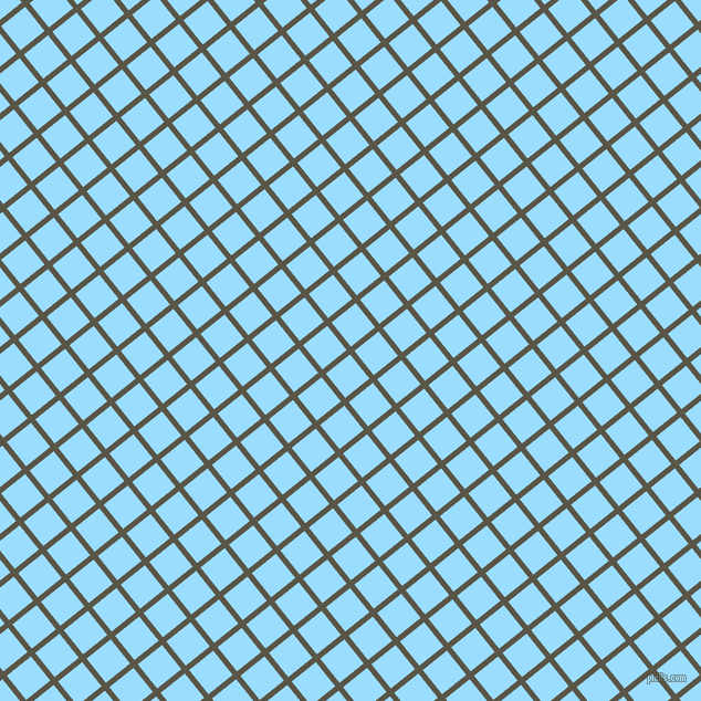 39/129 degree angle diagonal checkered chequered lines, 5 pixel lines width, 28 pixel square size, Millbrook and Columbia Blue plaid checkered seamless tileable