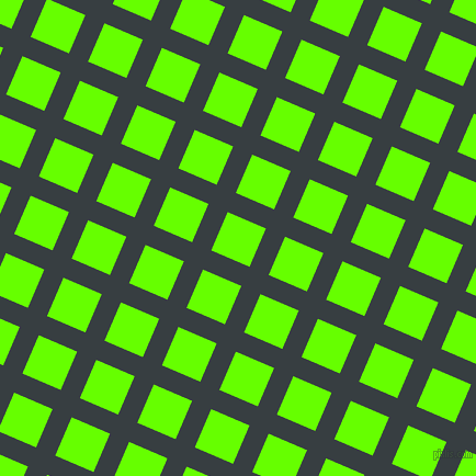 67/157 degree angle diagonal checkered chequered lines, 19 pixel line width, 38 pixel square size, Mine Shaft and Bright Green plaid checkered seamless tileable