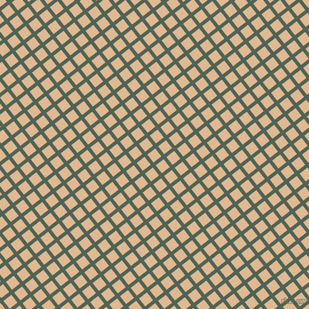 38/128 degree angle diagonal checkered chequered lines, 5 pixel line width, 14 pixel square size, Mineral Green and Pancho plaid checkered seamless tileable
