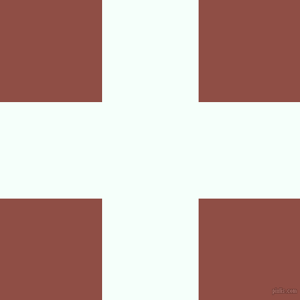 checkered chequered horizontal vertical lines, 138 pixel lines width, 291 pixel square size, Mint Cream and El Salva plaid checkered seamless tileable