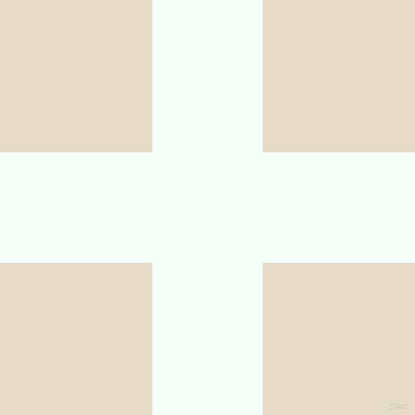 checkered chequered horizontal vertical lines, 217 pixel lines width, 598 pixel square size, Mint Cream and Half Spanish White plaid checkered seamless tileable