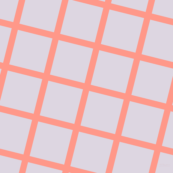 76/166 degree angle diagonal checkered chequered lines, 21 pixel lines width, 119 pixel square size, Mona Lisa and Titan White plaid checkered seamless tileable