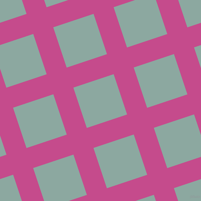 18/108 degree angle diagonal checkered chequered lines, 74 pixel line width, 149 pixel square size, Mulberry and Cascade plaid checkered seamless tileable