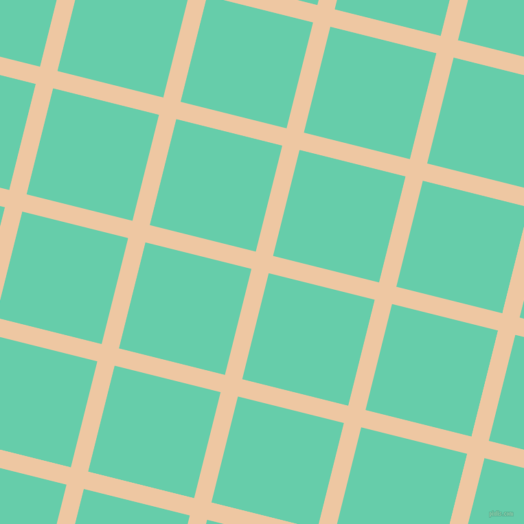 76/166 degree angle diagonal checkered chequered lines, 26 pixel lines width, 159 pixel square size, Negroni and Medium Aquamarine plaid checkered seamless tileable