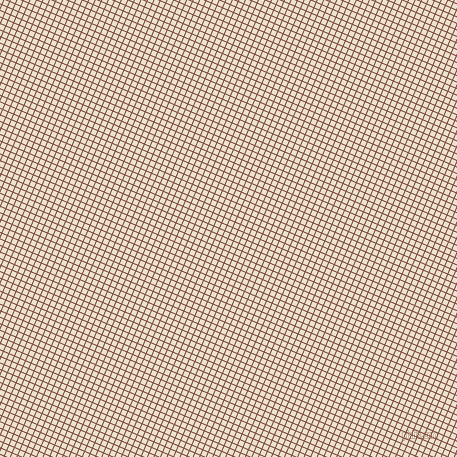 67/157 degree angle diagonal checkered chequered lines, 1 pixel lines width, 5 pixel square size, Nutmeg and Bleach White plaid checkered seamless tileable
