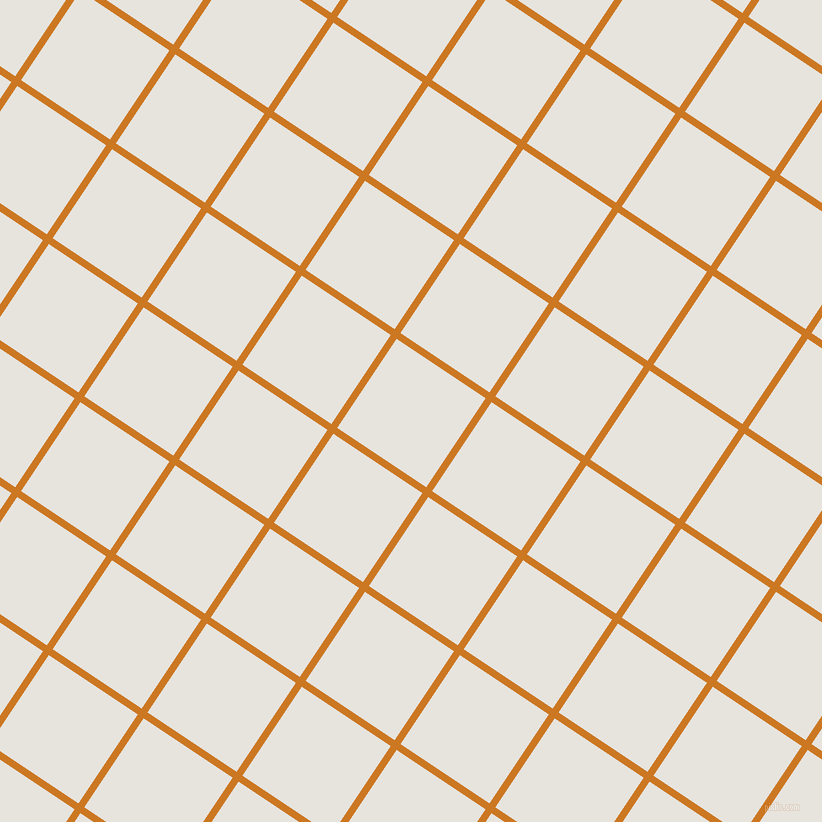 56/146 degree angle diagonal checkered chequered lines, 7 pixel line width, 107 pixel square size, Ochre and Wild Sand plaid checkered seamless tileable