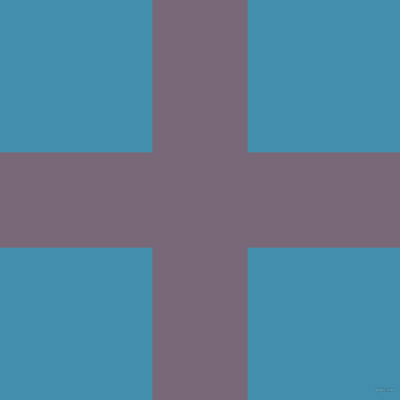 checkered chequered horizontal vertical lines, 185 pixel line width, 592 pixel square size, Old Lavender and Boston Blue plaid checkered seamless tileable