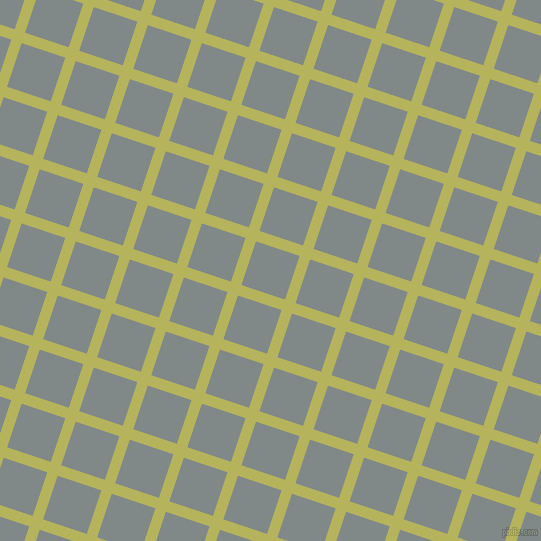 72/162 degree angle diagonal checkered chequered lines, 11 pixel line width, 46 pixel square size, Olive Green and Oslo Grey plaid checkered seamless tileable