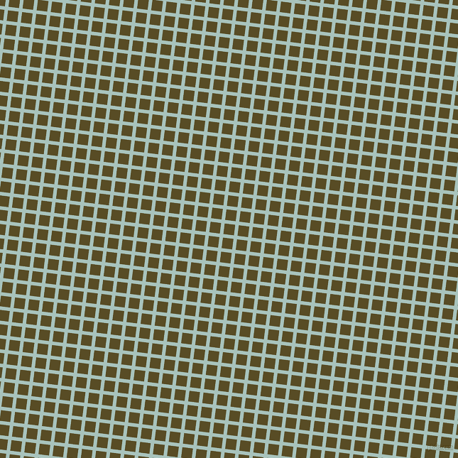 83/173 degree angle diagonal checkered chequered lines, 5 pixel line width, 15 pixel square size, Opal and Bronze Olive plaid checkered seamless tileable
