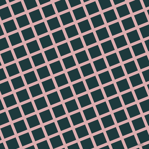 22/112 degree angle diagonal checkered chequered lines, 10 pixel line width, 37 pixel square size, Pale Chestnut and Nordic plaid checkered seamless tileable