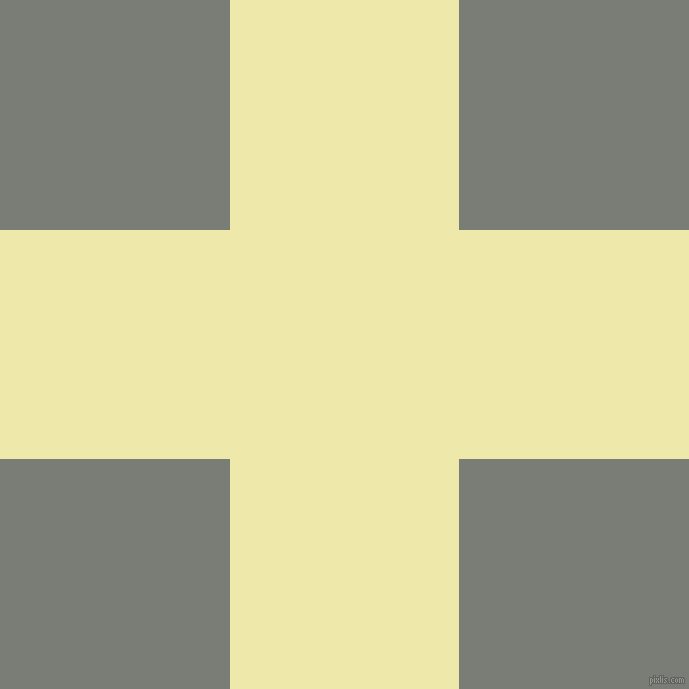 checkered chequered horizontal vertical lines, 229 pixel line width, 460 pixel square sizePale Goldenrod and Gunsmoke plaid checkered seamless tileable