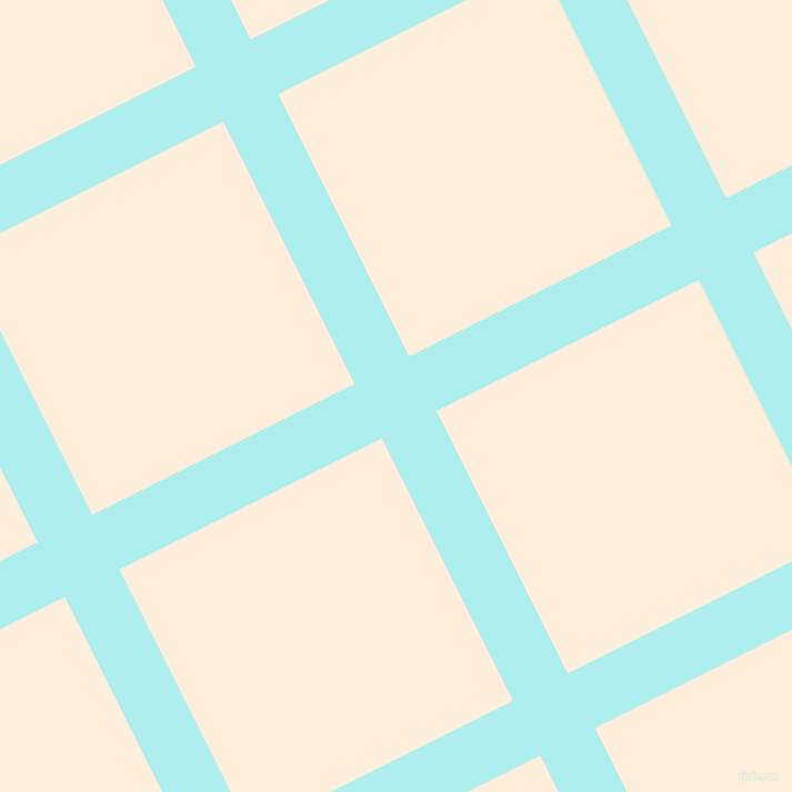 27/117 degree angle diagonal checkered chequered lines, 55 pixel lines width, 264 pixel square sizePale Turquoise and Forget Me Not plaid checkered seamless tileable