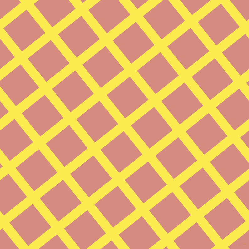 39/129 degree angle diagonal checkered chequered lines, 29 pixel line width, 95 pixel square size, Paris Daisy and My Pink plaid checkered seamless tileable