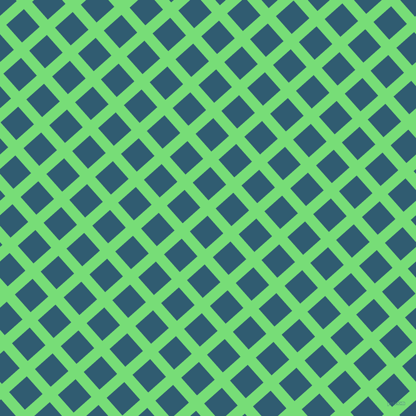 42/132 degree angle diagonal checkered chequered lines, 22 pixel lines width, 48 pixel square size, Pastel Green and Blumine plaid checkered seamless tileable