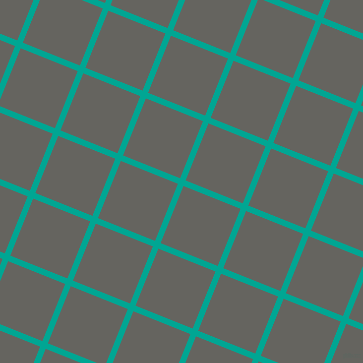 68/158 degree angle diagonal checkered chequered lines, 12 pixel line width, 124 pixel square size, Persian Green and Storm Dust plaid checkered seamless tileable