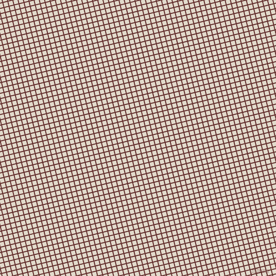 14/104 degree angle diagonal checkered chequered lines, 2 pixel lines width, 8 pixel square size, Persian Plum and Albescent White plaid checkered seamless tileable