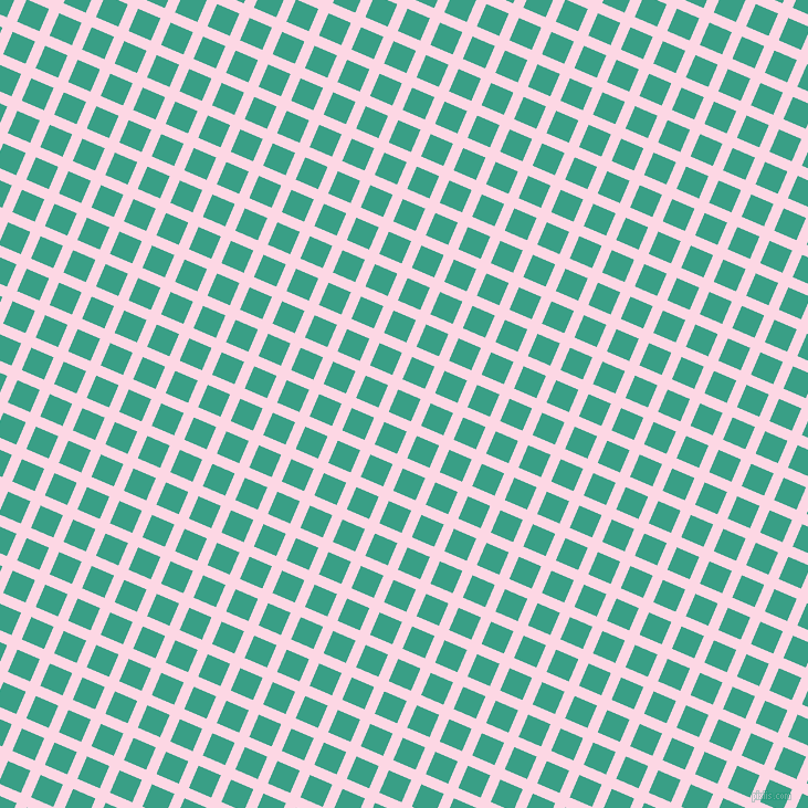 67/157 degree angle diagonal checkered chequered lines, 10 pixel lines width, 22 pixel square size, Pig Pink and Gossamer plaid checkered seamless tileable