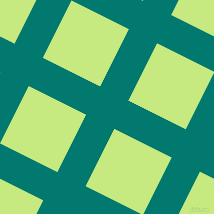 63/153 degree angle diagonal checkered chequered lines, 63 pixel line width, 128 pixel square size, Pine Green and Sulu plaid checkered seamless tileable