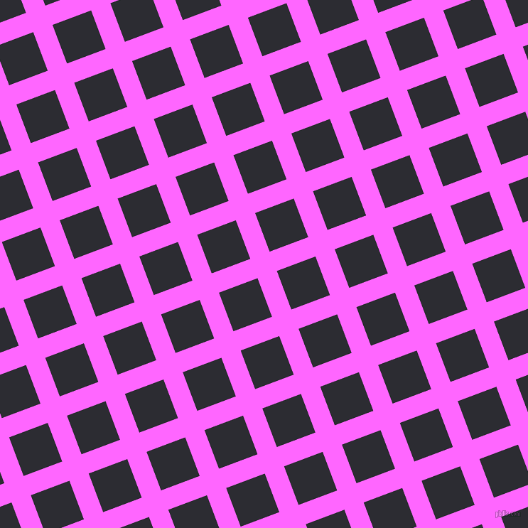 21/111 degree angle diagonal checkered chequered lines, 29 pixel lines width, 58 pixel square size, Pink Flamingo and Bastille plaid checkered seamless tileable