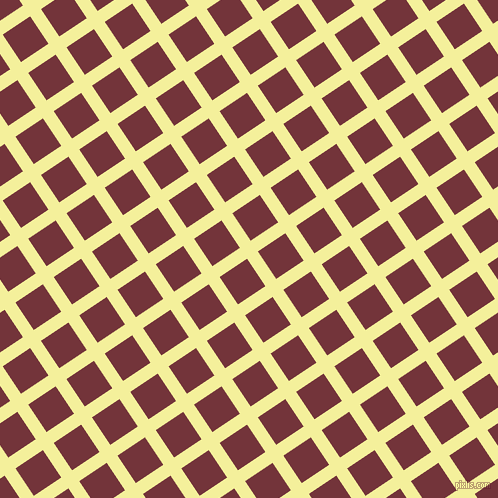 34/124 degree angle diagonal checkered chequered lines, 13 pixel line width, 33 pixel square size, Portafino and Merlot plaid checkered seamless tileable