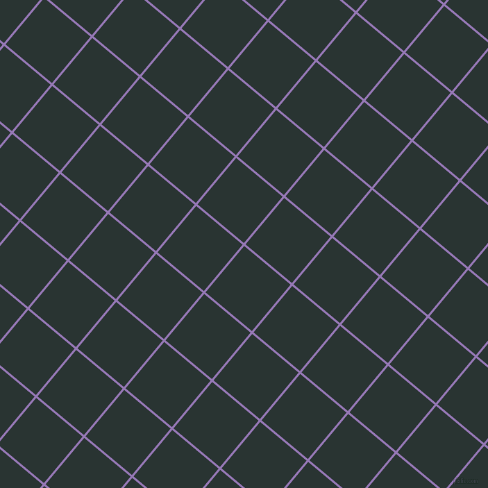50/140 degree angle diagonal checkered chequered lines, 3 pixel line width, 87 pixel square size, Purple Mountain