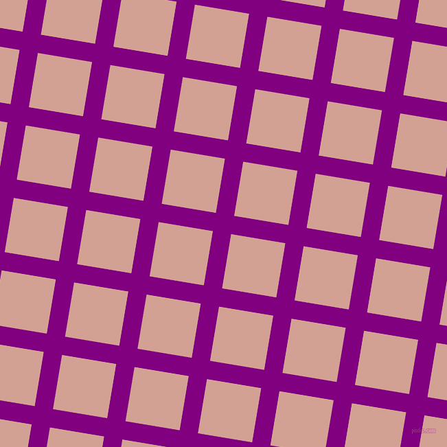 81/171 degree angle diagonal checkered chequered lines, 27 pixel lines width, 80 pixel square size, Purple and Rose plaid checkered seamless tileable