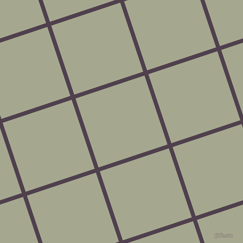 18/108 degree angle diagonal checkered chequered lines, 8 pixel line width, 144 pixel square size, Purple Taupe and Bud plaid checkered seamless tileable