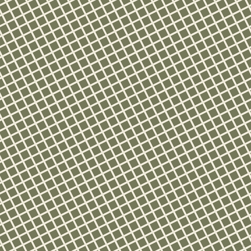 27/117 degree angle diagonal checkered chequered lines, 6 pixel line width, 24 pixel square size, Quarter Pearl Lusta and Finch plaid checkered seamless tileable