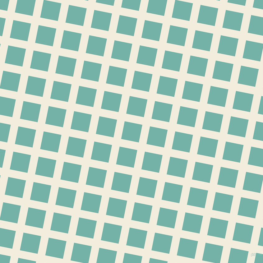 79/169 degree angle diagonal checkered chequered lines, 25 pixel lines width, 58 pixel square size, Quarter Pearl Lusta and Gulf Stream plaid checkered seamless tileable