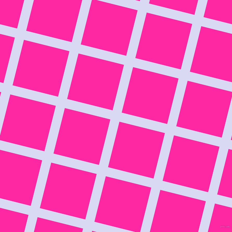 76/166 degree angle diagonal checkered chequered lines, 36 pixel line width, 180 pixel square size, Quartz and Persian Rose plaid checkered seamless tileable