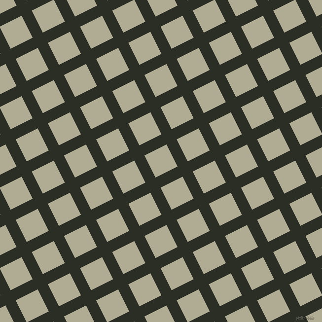 27/117 degree angle diagonal checkered chequered lines, 23 pixel line width, 50 pixel square size, Rangoon Green and Eagle plaid checkered seamless tileable