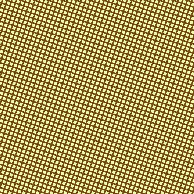 72/162 degree angle diagonal checkered chequered lines, 5 pixel lines width, 10 pixel square size, Raw Umber and Australian Mint plaid checkered seamless tileable