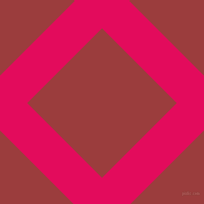 45/135 degree angle diagonal checkered chequered lines, 77 pixel lines width, 211 pixel square size, Razzmatazz and Mexican Red plaid checkered seamless tileable