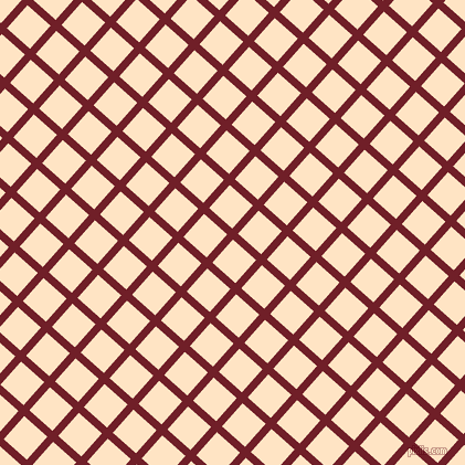 48/138 degree angle diagonal checkered chequered lines, 7 pixel lines width, 28 pixel square sizeRed Berry and Bisque plaid checkered seamless tileable