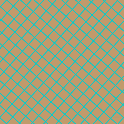 48/138 degree angle diagonal checkered chequered lines, 3 pixel lines width, 29 pixel square sizeRobin's Egg Blue and Fallow plaid checkered seamless tileable