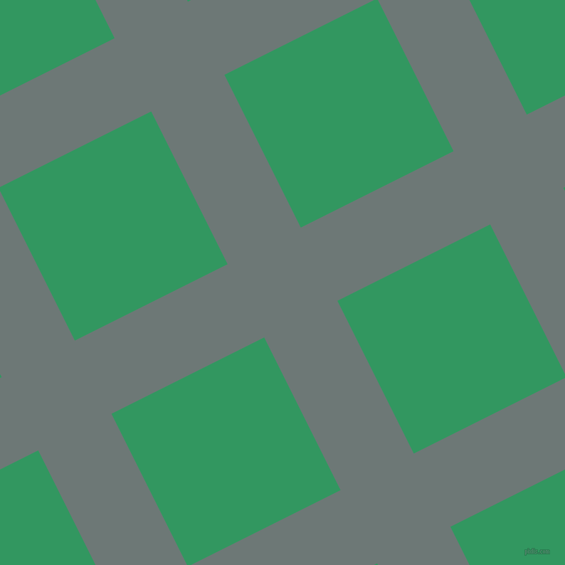 27/117 degree angle diagonal checkered chequered lines, 115 pixel line width, 240 pixel square size, Rolling Stone and Eucalyptus plaid checkered seamless tileable