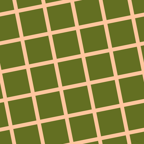 11/101 degree angle diagonal checkered chequered lines, 15 pixel line width, 95 pixel square size, Romantic and Fiji Green plaid checkered seamless tileable