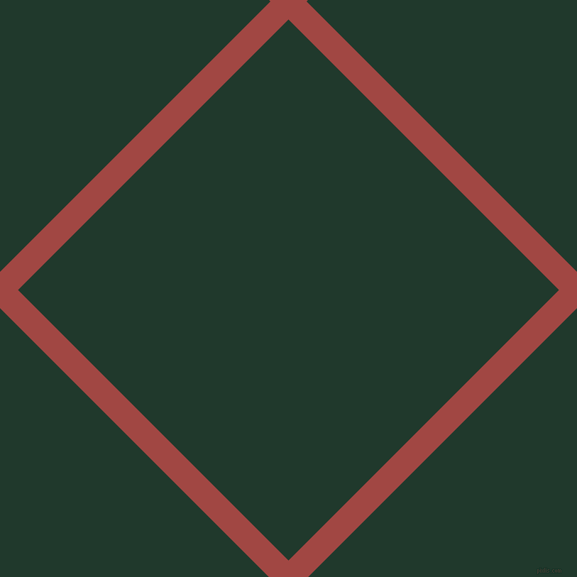 45/135 degree angle diagonal checkered chequered lines, 36 pixel lines width, 539 pixel square size, Roof Terracotta and Palm Green plaid checkered seamless tileable