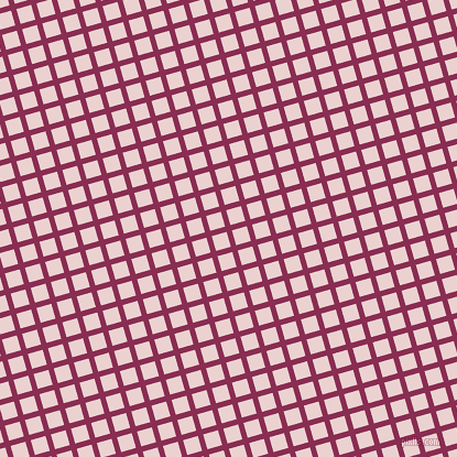 16/106 degree angle diagonal checkered chequered lines, 5 pixel line width, 14 pixel square size, Rose Bud Cherry and Vanilla Ice plaid checkered seamless tileable