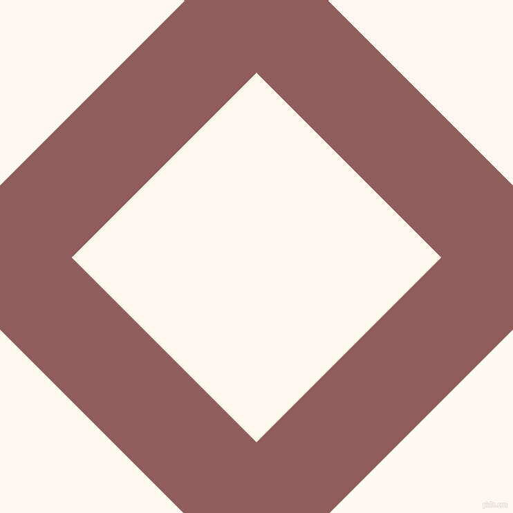 45/135 degree angle diagonal checkered chequered lines, 147 pixel lines width, 378 pixel square size, Rose Taupe and Floral White plaid checkered seamless tileable