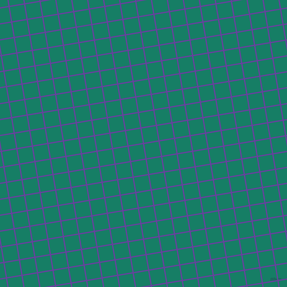 9/99 degree angle diagonal checkered chequered lines, 4 pixel line width, 48 pixel square size, Royal Purple and Deep Sea plaid checkered seamless tileable