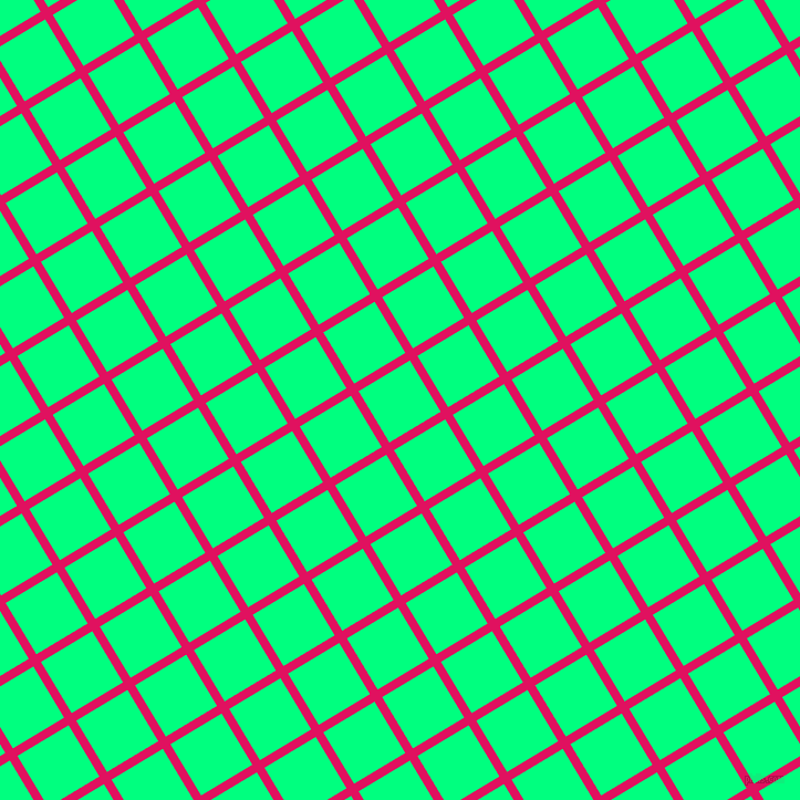 31/121 degree angle diagonal checkered chequered lines, 8 pixel line width, 54 pixel square size, Ruby and Spring Green plaid checkered seamless tileable